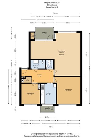 Helperzoom 135, 9722 BJ Groningen - Appartement - 2D.jpg