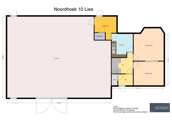 Noordhoek 10, 8895 KZ Lies - Noordhoek 10_plattegrond begane grond.jpg
