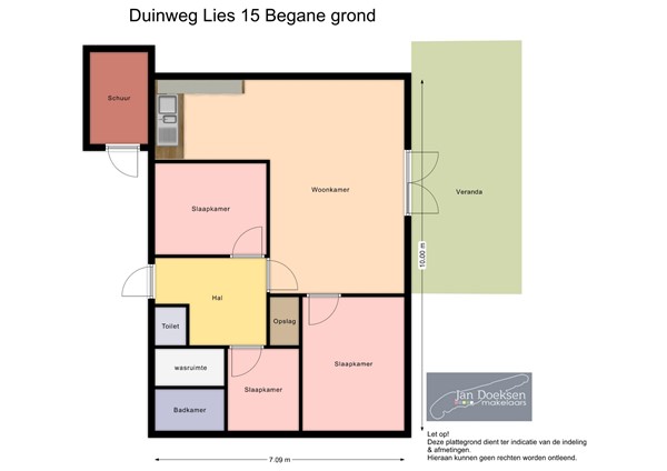 Duinweg Lies 15, 8895 KA Lies - Duinweg Lies 15 plattegrond.jpg