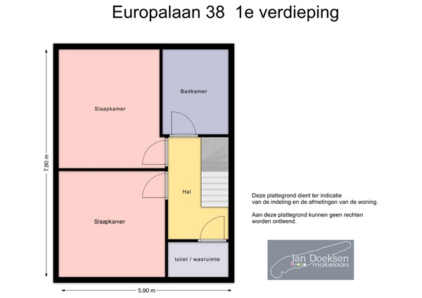 Europalaan 38, 8881 EK West-Terschelling - plattegrond 1e.jpg