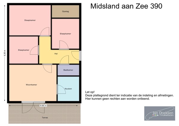 Midsland aan Zee 390, 8891 HV Midsland - plattegrond.jpg
