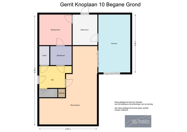 Gerrit Knoplaan 10, 8881 EH West-Terschelling - plattegrond Gerrit Knoplaan 10 BG.jpg