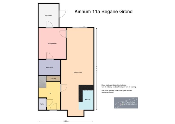 Kinnum 11A, 8885 HE Kinnum - plattegrond begane grond.jpg