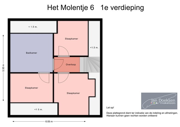 Het Molentje 6, 8881 AM West-Terschelling - molentje 6 1e verdieping.jpg
