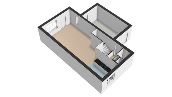 Schiethouwer 33, 6446 BN Brunssum - Schiethouwer 33, Brunssum 04 begane grond 3D.jpg