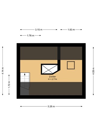 Vrijheerenberg 7, 6414 EC Heerlen - Zolder - 2D.jpg
