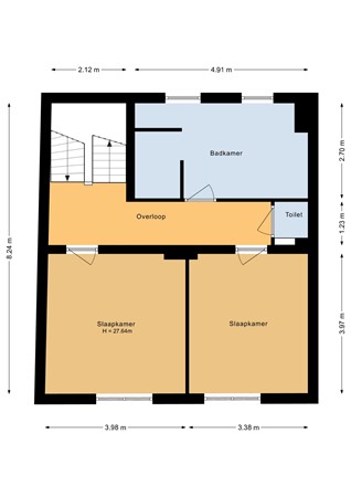 Bleijerheiderstraat 111, 6462 AG Kerkrade - Eerste verdieping - 2D.jpg