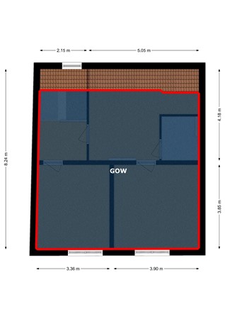 Bleijerheiderstraat 111, 6462 AG Kerkrade - Tweede verdieping - markings.jpg