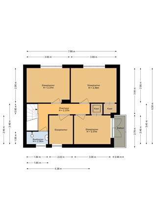 Horizonstraat 49, 6446 SC Brunssum - Eerste verdieping - 2D.jpg