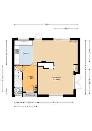 Horizonstraat 49, 6446 SC Brunssum - Begane grond - 2D.jpg