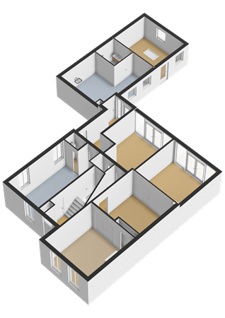 Treebeekstraat 22, 6446 XV Brunssum - Begane grond - 3D.png