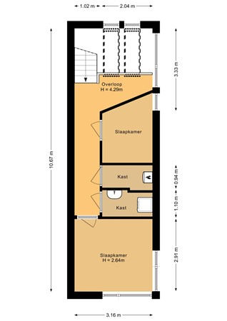 Rembrandtstraat 30B, 6445 CX Brunssum - Eerste verdieping - 2D.jpg