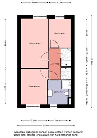 Schiethouwer 33, 6446 BN Brunssum - Schiethouwer 33, Brunssum 02 1ste verdieping.jpg