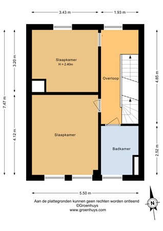 Pelikaanstraat 4, 6414 CW Heerlen - Eerste verdieping - 2D.jpg