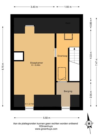 Pelikaanstraat 4, 6414 CW Heerlen - Tweede verdieping - 2D.jpg