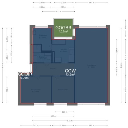 Pasweg 16D, 6371 BM Landgraaf - Appartement - markings.jpg