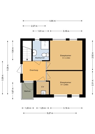 Bloemwilg 2, 6444 DW Brunssum - Eerste verdieping - 2D.jpg