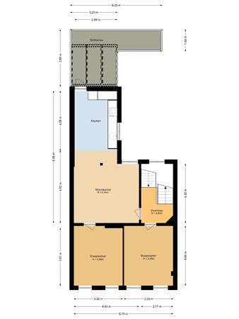 Mirbachstraat 23, 6471 CW Eygelshoven - Eerste verdieping - 2D.jpg