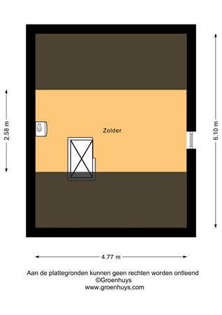 Maastrichterstraat 130B, 6444 GJ Brunssum - Zolder - 2D.jpg