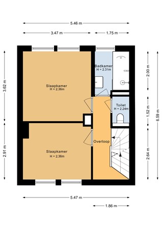 Maarstraat 63, 6467 ET Kerkrade - Eerste verdieping - 2D.jpg