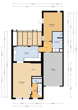 Maarstraat 63, 6467 ET Kerkrade - Begane grond - 2D.jpg