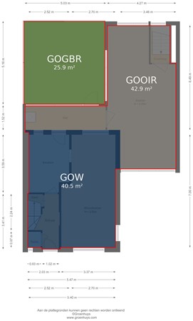 van Ruysdaelstraat 23, 6445 XK Brunssum - Begane grond - markings.jpg