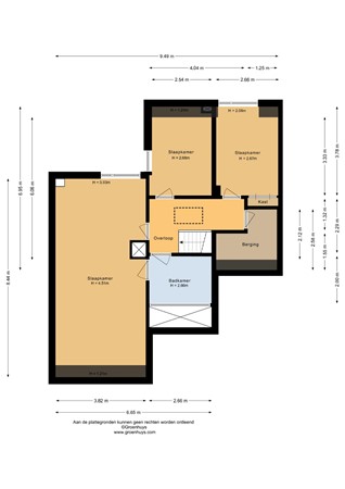 Het Ambacht 2, 6444 KW Brunssum - Eerste verdieping - 2D.jpg