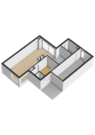Het Ambacht 2, 6444 KW Brunssum - Begane grond - 3D.png