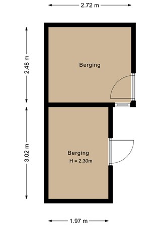 St.Quirinusstraat 80, 6464 AG Kerkrade - Berging - 2D.jpg