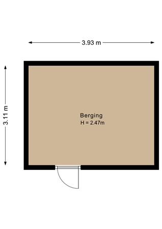 Pelgrimsweg 41, 6445 XN Brunssum - Berging - 2D.jpg