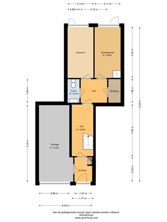De Kommert 36, 6419 GD Heerlen - Begane grond - 2D.jpg