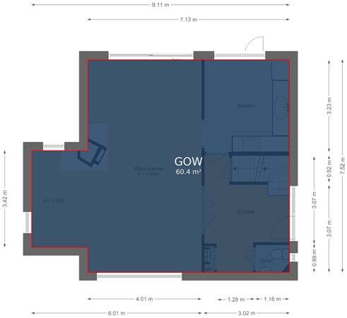 Haanraderstraat 16, 6464 ET Kerkrade - Begane grond - markings.jpg