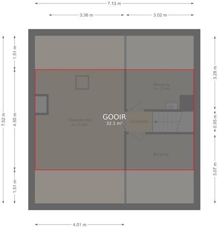 Haanraderstraat 16, 6464 ET Kerkrade - Tweede verdieping - markings.jpg