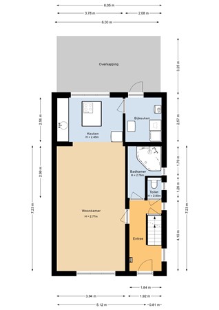 Schutterstraat 27, 6443 VR Brunssum - Begane grond - 2D.jpg