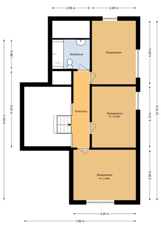 Maastrichterweg 1, 6456 AH Bingelrade - Eerste verdieping - 2D.jpg