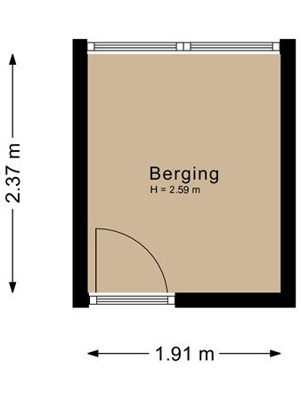 Henri Dunantstraat 99, 6441 XC Brunssum - Berging - 2D.jpg