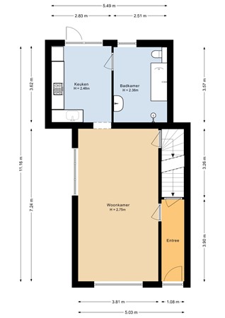 Vijverstraat 45, 6443 XL Brunssum - Begane grond - 2D.jpg