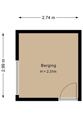 Berghofstraat 66, 6471 EK Eygelshoven - Berging - 2D.jpg