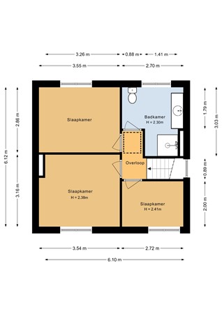 Jacob Catsstraat 2, 6445 BH Brunssum - Eerste verdieping - 2D.jpg