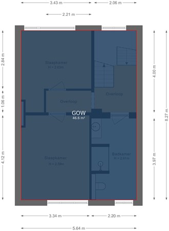 Emmastraat 120, 6431 CZ Hoensbroek - Eerste verdieping - markings.jpg