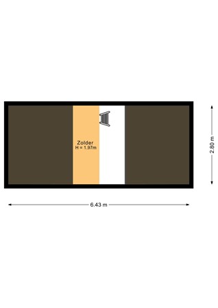 Heerlenersteenweg 56, 6467 CV Kerkrade - Garage zolder - 2D.jpg