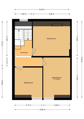 Heerlenersteenweg 56, 6467 CV Kerkrade - Tweede verdieping - 2D.jpg