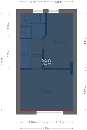 Gulicksestraat 44, 6133 VZ Sittard - Eerste verdieping - markings.jpg