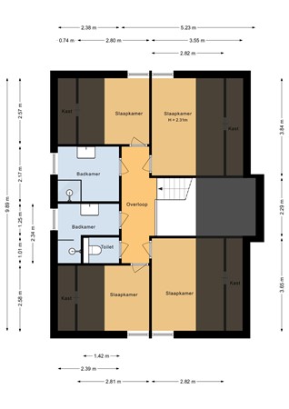 Akerstraat 153X175, 6445 CP Brunssum - Eerste verdieping - 2D.jpg