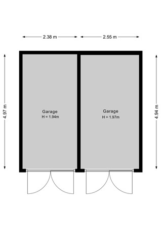 Wolfshoofdplein 17, 6431 BB Hoensbroek - Garage - 2D.jpg