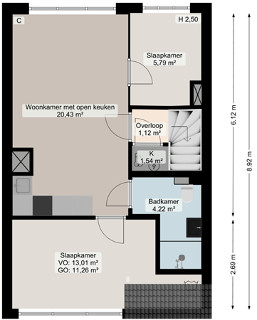 Medium property photo - Friesestraatweg 16C3, 9718 NG Groningen