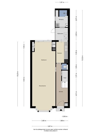 Wijngaardenlaan 23, 2252 XJ Voorschoten - 465683_2D_Begane_Grond_Wijngaardenlaan_23_Voorschoten_01.jpg