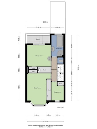Wijngaardenlaan 23, 2252 XJ Voorschoten - 465683_2D_Eerste_Verdieping_Wijngaardenlaan_23_Voorschoten_02.jpg