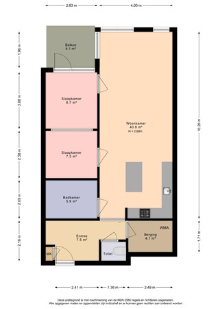 Ter Lips 23, 2251 DM Voorschoten - Plattegrond Van Beethovenlaan 39 - Voorschoten.jpg