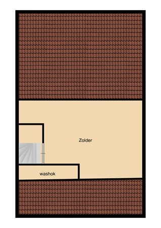 Duvenee 37, 4617 NA Bergen op Zoom - Duvenee 37, plattegrond 2e.jpg